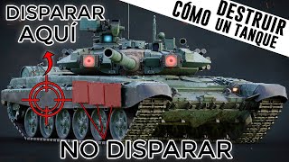 ¿Cuáles son los PUNTOS DÉBILES de un TANQUE DE GUERRA [upl. by Kerby]