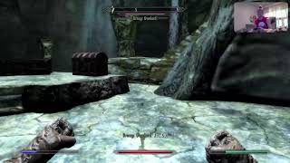 GoldenGlow Bleak Falls Barrow Quests RIP FAENDAL Fist Build Vanilla Skyrim playthrough 0003 [upl. by Alane]