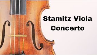 Stamitz Viola Concerto With Piano Accompaniment Exposition Audition Practice Session [upl. by Phedra]