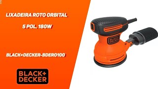 Lixadeira Orbital Black Decker ótimo Custo Beneficio [upl. by Min606]