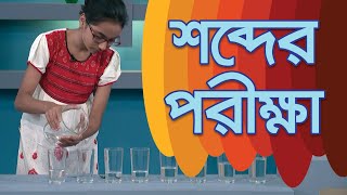 শব্দের পরীক্ষা  মজার ছলে বিজ্ঞান [upl. by Ecnarepmet]