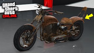 RAT BIKE Customization Harley Davidson KKF 14  GTA 5 Online DLC Motorcycle Customization [upl. by Chamberlain]