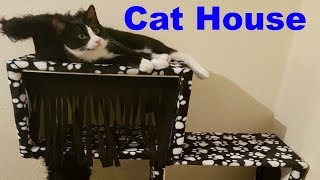 Making A Cat House DIY Katzenhaus [upl. by Portugal115]