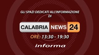 CALABRIA NEWS 24 INFORMA ORE 1330 [upl. by Gallagher]