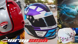 Noggin Wraps  2021 Custom Helmet Wraps [upl. by Hgalehs]