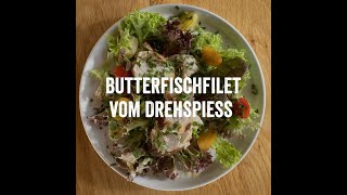 Weber Grill  Grillrezepte  Butterfisch vom Drehspieß [upl. by Aisyla]