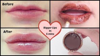 How to get bigger lips in just 5 mins  Mamtha Nair [upl. by Einiar]