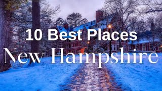 10 Best Places To Visit In New Hampshire  Travel video [upl. by Wanfried]