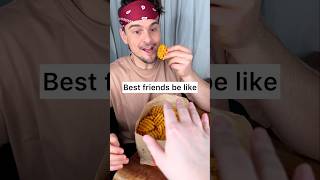 How to enjoy WAFFLE FRIES with bbq SAUCE and your best friend properly😎❤️🍟 CHEFKOUDY [upl. by Edlun690]