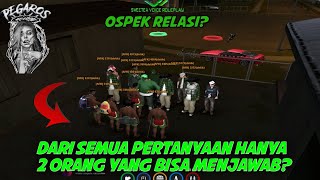 SVRP OSPEK RELASI PEGAROS 191 TH DARI SEMUA PERTANYAAN HANYA 2 YABG BISA MENJAWAB [upl. by Haskel]