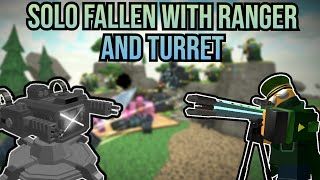 Solo Fallen Triumph with Ranger and Turret  Tower Defense Simulator [upl. by Ycniuqed]