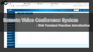 Remote Video Conference System  Web Terminal Function Introduction [upl. by Tila139]