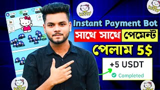 Instant Payment Telegram Bot  Kitty Bot  Kitty bot withdraw live [upl. by Airdnaxila959]