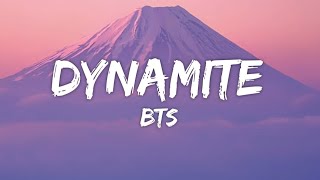 BTS  Dynamite Lyrics [upl. by Darom]