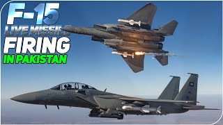 Saudi F15 Eagles Live Missile Firing in Pakistan  Naseem AlBahr 13 Exercise [upl. by Ilzel]