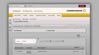 Commerzbank Online Banking Guided Tour [upl. by Nirraj]