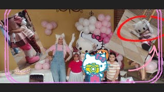 Vamos a la fiesta de Hello Kitty 😱🥳💝🙀 [upl. by Anotyad115]