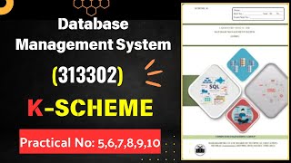 Database Management System  solved manual  manual answer  k scheme  DMS  3rd semester 3133025 [upl. by Sorilda]