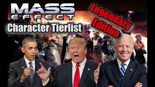 Presidents Rank Mass Effect Characters Legendary Edition [upl. by Horlacher]