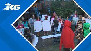 Sacajawea Elementary School families rally to stop proposed closures [upl. by Carmella]