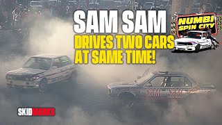 SAM SAM driving TWO CARS at the same time [upl. by Goss]