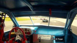 Raceway Venray 28062015 Onboard Saloon Stockcar 77 1st Heat Front View 1021 [upl. by Kcirtap566]