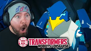 WHO IS HUNTING THEM FIRST TIME WATCHING  Transformers Robots in Disguise S3 Episode 2 REACTION [upl. by Orpheus]