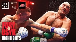 UNDISPUTED CHAMPION CROWNED  Tyson Fury vs Oleksandr Usyk Fight Highlights Ring of Fire [upl. by Talmud]