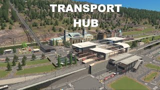 Transport Hub Feat Doubledecker Monorail  Cities Skylines  Ep 10 [upl. by Renferd]