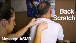 ASMR Back Scratching Tracing amp Running Fingers [upl. by Nanek]