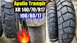 Apollo Trammplr XR 14070R17 amp 1008017 bangla review  Better than Apollo Tramplr ST best tyre [upl. by Weihs124]