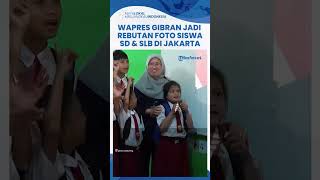 Seusai Tinjau Makan Bergizi Gratis Gibran Jadi Rebutan Foto amp Salaman Siswa SD dan SLB di Jakarta [upl. by Percy]