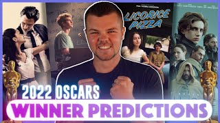 FINAL 2022 Oscar Winner Predictions [upl. by Aietal294]