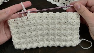 Pattern for a crochet blanket ⚡️ ONLY ONE ROW REPEATS [upl. by Avie]