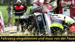 Lauterach Frontalcrash auf der Senderstraße [upl. by Alica]