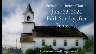 Valhalla Lutheran Church  June 30 2024 [upl. by Eronel]