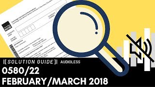 058022 FebruaryMarch 2018 Marking Scheme MS [upl. by Adnarym155]