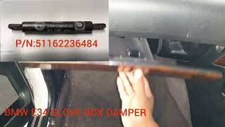 BMW E34 Glove box Absorber Damper [upl. by Nevek]