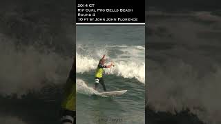 John John Florence 2014 Rip Curl Pro Bells Beach 10 shorts [upl. by Leander436]