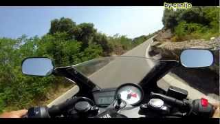 Yamaha YZF 125R 2012 onboard montes de malaga ION AIR PRO WIFI HD [upl. by Eltotsira]