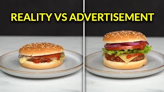 Food in advertisement vs REALITY [upl. by Marion848]