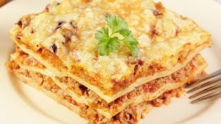 Лазанья с фаршем и соусом болоньезе  Простой и очень вкусный рецепт [upl. by Malvin]