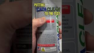 CATACLEAN EXHAUST amp FUEL SYSTEM CLEANER Full product review on my channel shorts youtubeshorts [upl. by Orthman]