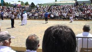 Pétanque Championnat de France tête à tête 2011  Dernière mène demifinale Philipson vs Peyron [upl. by Yalahs156]