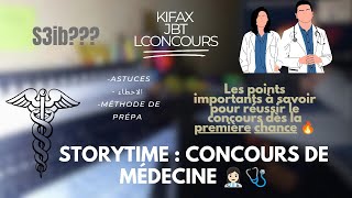 STORYTIME concours de médecine كيفاش نجحت مباراة كلية الطب من أول فرصة 👩🏻‍⚕️🩺💪 [upl. by Esinahs]