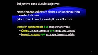 Subjunctive with Adjective Clauses [upl. by Bever]