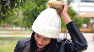 Tutorial gorro tejido con agujas circulares súper fácil  Chaska ♡ [upl. by Ahcsrop]