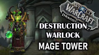 Destruction Warlock  Mage Tower  Dragonflight Season 3 1025  224 Combat Time [upl. by Bueschel]