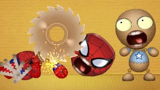 The Buzzsaw VS Spider Buddy  Kick The Buddy [upl. by Hasseman89]