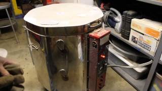 Loading and Firing a Gere Model 1818 Kiln [upl. by Azeret]